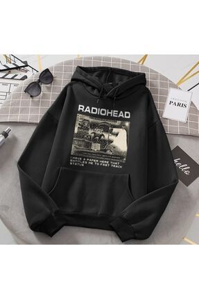 Radiohead Dna Breeding Siyah Kapşonlu Kalın Kumaş ( Unisex )