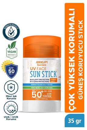 Mineral Filtreli Leke Karşıtı Güneş Koruyucu Stick Spf 50 E Vitamin,çinko Içerikli 35 gr