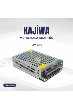 Mervesan 12v 10a Metal Kasa Adaptör - Trafo 120 Watt -mrwpower