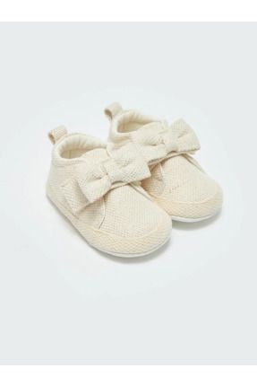 Fiyonk Detaylı Kız Bebek İlk Adım Ayakkabısı