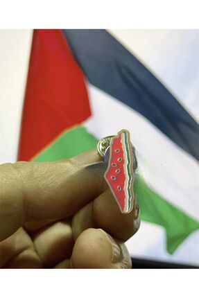 Filistin Direnişi Sembolü Karpuz Filistin Haritası Rozet 1 adet