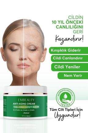 Yaşlanma Karşıtı Ve Kırışıklık Giderici Krem 50 ml