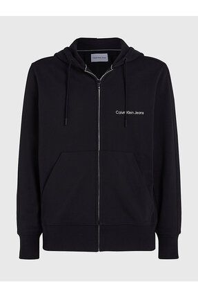 Calvin Klein INSTITUTIONAL ZIP THROUGH HOODIE Fiyat Yorumlar Trendyol