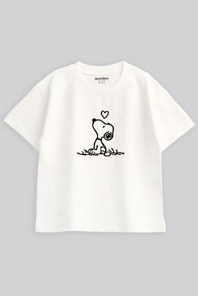 1- 5 Yaş Çocuk Baskılı Tişört Kalpli Köpek Baskılı Tshirt