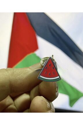 Filistin Direnişi Sembolü Karpuz Dilimi Rozet 1 adet