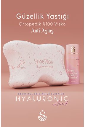 Güzellik Yastığı Ortopedik Kırışıklık Önleyici Hyaluronik Asit Içerikli Anti Aging Visko Yastık