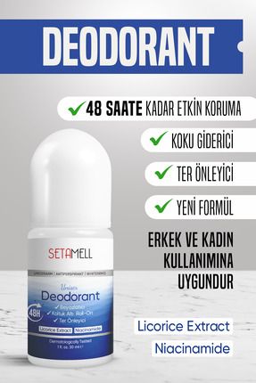 Ter Ve Koku Önleyici Roll-ON Beyazlatıcı Etkili Vegan Içerik 50 ml