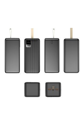 S Link G501 50000mah 2 usb type c micro Siyah Lcd Ta nabilir Pil arj Cihaz Powerbank Fiyat Yorumlar Trendyol