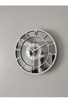 gerçek aynalı dekoratif duvar saati (masa veya duvar saati) 25 cm