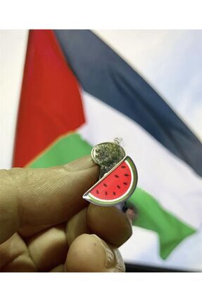 Filistin Direnişi Sembolü Karpuz Dilimi Rozet 1 adet