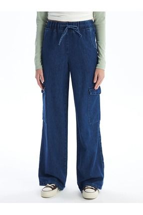 LC Waikiki LCW Jeans Beli Lastikli Wideleg Kad n Kargo Jean Pantolon Fiyat Yorumlar Trendyol