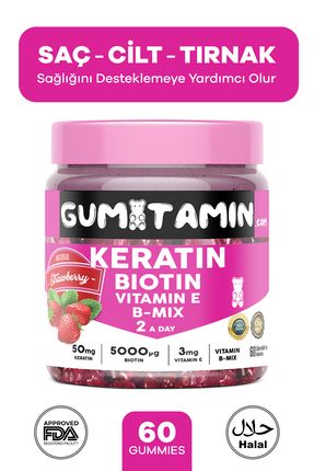 Keratin, Biotin 5000 Saç Ve Cilt Vitamin