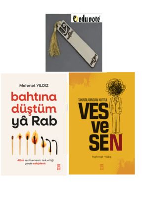 Ahşap Ayraç - Mehmet Yıldız Son Kitapları Bahtına Düştüm Ya Rab -vesvesen Timaş Yayınları Hayalhanem