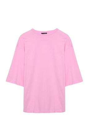 Truvakar Kol Basic Oversize Tişört Pembe