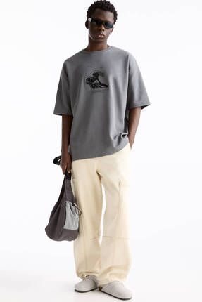 Pull Bear Hokusai Lisansl Ve K sa Kollu Sweatshirt Fiyat Yorumlar Trendyol