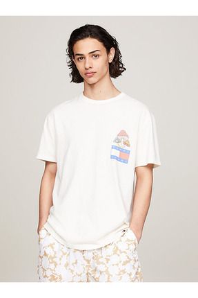 Tommy hilfiger t shirt back print sale