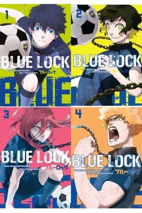 Blue Lock 1-2-3-4 manga seti (poster hediyeli)