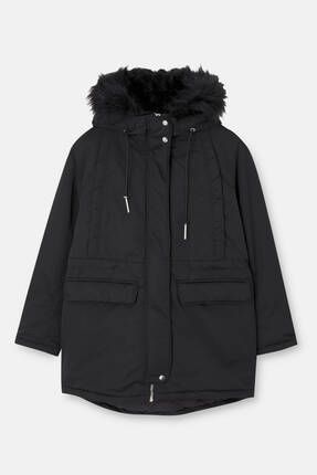 Parka femme pull and bear deals