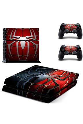 Spiderman Logo Playstation 4 Fat Sticker Kaplama Sp-02