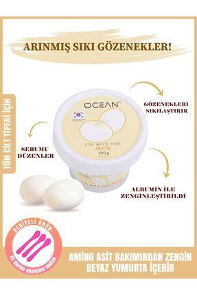 Yumurta Akı Maskesi, Gözenek Sıkılaştırıcı Egg Mask Wash Soft Scrub