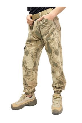 Cepli Kamuflaj Kamuflaj Askeri Pantolon - Avcı Dağcı Asker Pantolonu