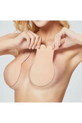 Kadın Göğüs Dikleştirici Bant Göğüs Ucu Gizleyici Push Up Silikon Ten Silikon Sütyen Meme Kaldırıcı
