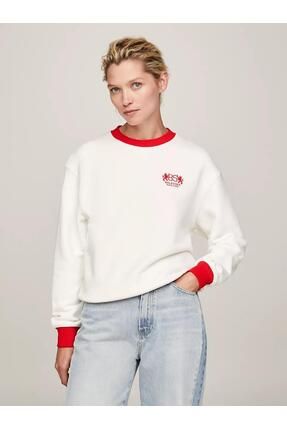 Tommy Hilfiger REG C NK CREST 85 SWEATSHIRT Fiyat Yorumlar Trendyol