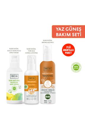 %100 Doğal Yaz Güneş Bakım Seti