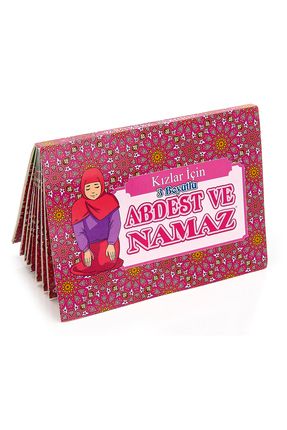 3 Boyutlu Abdest Ve Namaz Kartelası Kız