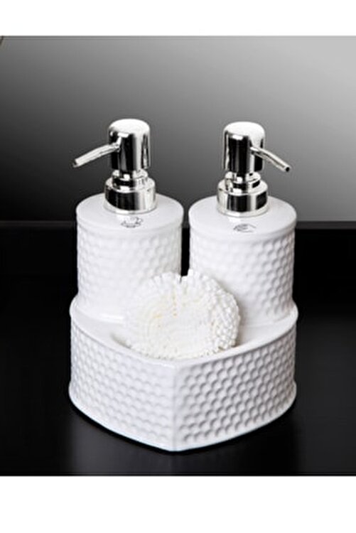 favorite kitchen porselen sungerlikli 2 li sivi sabunluk cift hazneli sivi sabunluk deterjanlik mutfak sabunlugu fiyati yorumlari trendyol