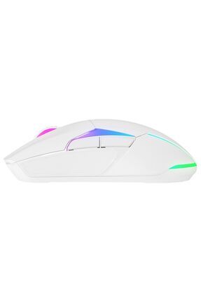 Nova M4 Kablosuz/kablolu Beyaz Rgb Ledli Şarjlı Gaming Oyuncu Mouse