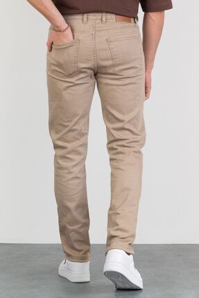 HLT JEANS Erkek Bej Regular Fit Esnek Likral Denim Jeans Kot Pantolon Hlthe001933 Regular Bej Fiyat Yorumlar Trendyol
