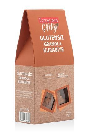 Glutensiz Granola Kurabiye 50 gr / Katkısız, Koruyucusuz, Glutensiz Diyete Uygundur