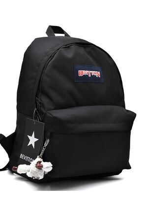Luxury Unisex Black Backpack - Water Resistant, 360 Model