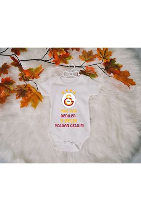 ORGANİK %100 PAMUKLU MAÇ VAR DEDİLER BASKILI Bebek Body Çıtçıtlı Badi