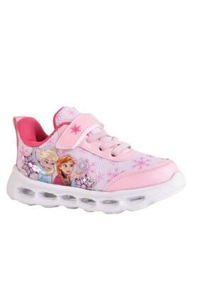 Elsa Anna Kız Çocuk Işıklı Pembe / Lila Spor Ayakkabı
