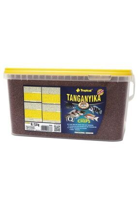 Tanganyika Chips Cichlid Balıkları Için Cips Balık Yemi 5 Lt 2.6 kg