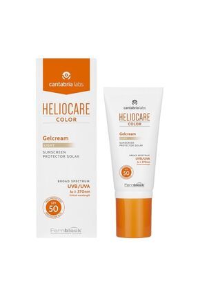 Color Gelcream Light Spf50 Renkli Güneş Kremi 50 Ml