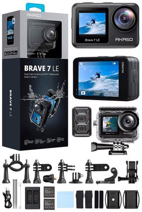 Brave 7 Le 4k Aksiyon Kamera Ve Süper Aksesuar Seti ( Türkiye 2 Yıl Garantili)