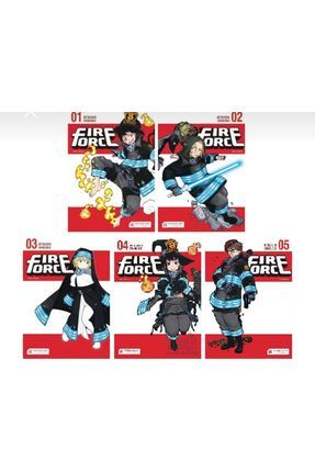 Fire Force 1-2-3-4-5 Manga Set One Piece Rozet