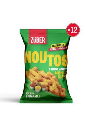 Noutos Fırınlanmış Nohut Cipsi Kajun Baharatlı 55g X 12 Paket