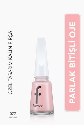 Parlak Oje (PEMBE) - Nail Enamel - 077 Light Pink - 8682536035743