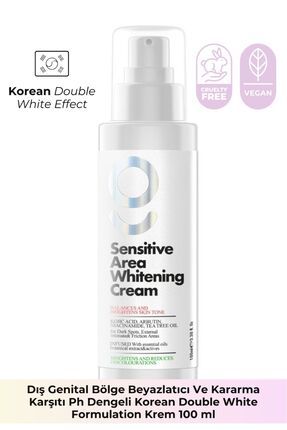 Dış Genital Bölge Beyazlatıcı Ve Kararma Karşıtı Ph Dengeli Korean Double White Krem 100 ml