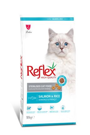 Sterilsed Somonlu Kısırlaştırılmış Yetişkin Kedi Maması 10 Kg Salmon Rice Cat Food