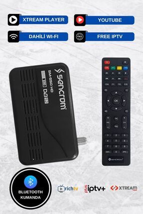 Çanaklı Çanaksız Dahili Wi-fi Internet Tv Destekli Full Hd Uydu Alıcı Bluetooth Kumandalı