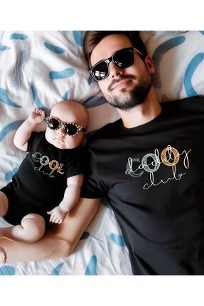 Cool Daddy Club Baba Bebek Kombin Oversize Kalıp (AYRI AYRI SEPETE EKLEYİNİZ)
