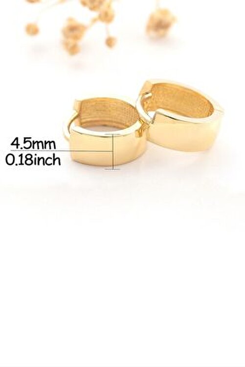 Garogold 12mm Çaplı 14ayar Altın Geniş ...