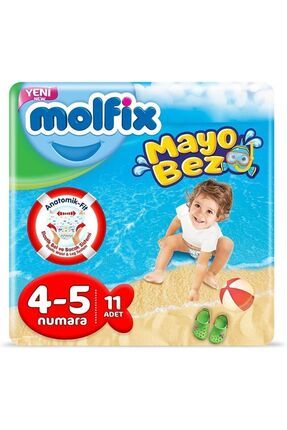 Molfix Mayo Bebek Bezi Karma 4-5 numara 9-15 kg (1 x 11 Adet)