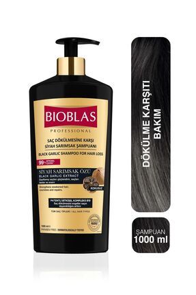 Siyah Sarımsak Şampuanı 1000 Ml Saç Dökülmesine Karşı Yoğun Förmül