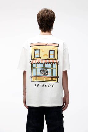 Pull Bear Friends k sa kollu t shirt Fiyat Yorumlar Trendyol